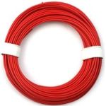 Kabel silikon 0.25mm2 1m (červený)