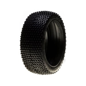 Losi pneu 1:8 Buggy Blockhead G2 červená s vložkou (2)