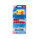 SIKU Blister - Policie, hasiči, ambulance (česká verze) 1:50