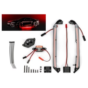 Traxxas LED podsvícení šasi červené (pro 4-Tec 2.0, Drift)