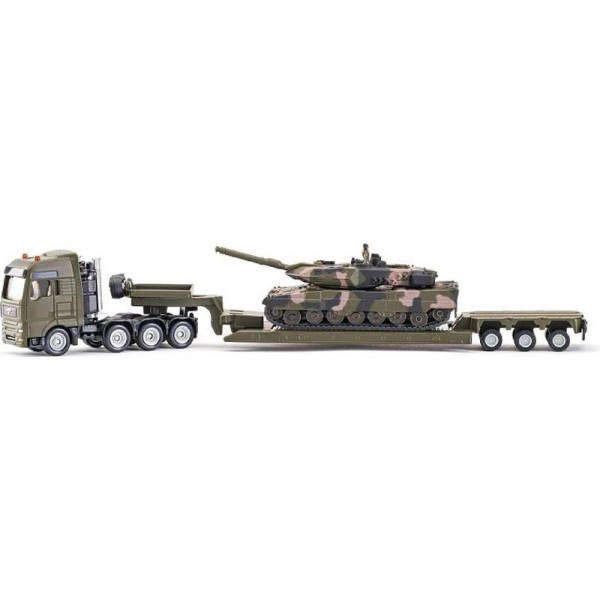 SIKU Super Military - Tahač s tankem 1:87