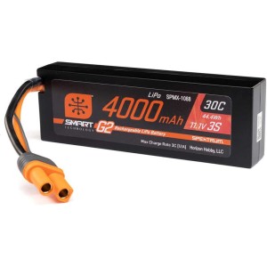 Spektrum Smart G2 LiPo 11.1V 4000mAh 30C HC IC5