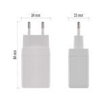 Síťový USB adaptér (zdroj) GaN PD 45W
