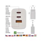 Síťový USB adaptér (zdroj) GaN PD 65W