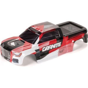 Arrma karosérie bezsponková červená: Granite