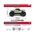 Arrma Granite Mega 665 1:10 4WD RTR modrá