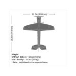 E-flite 4-Site 0.8m 3D FF AS3X+ SAFE Select BNF Basic