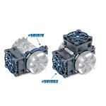 Hliníková ochranná mřížka V2 pro 40mm ventilátor včetně montážního materiálu