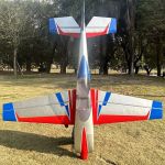 90” Extra NG 2290mm 60cc Červeno-Modro-Stříbrná