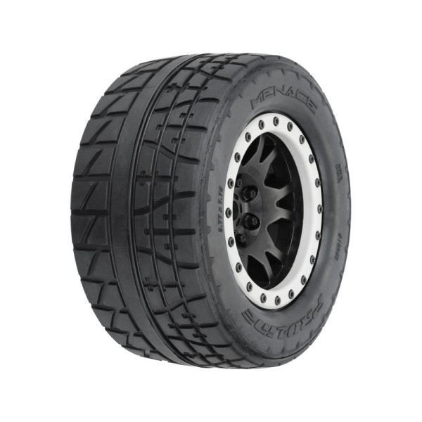 Pro-Line kolo 4.3”, pneu Menace HP Belted Pro-Loc, disk černý 24mm (2) (X-Maxx)