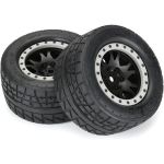 Pro-Line kolo 4.3”, pneu Menace HP Belted Pro-Loc, disk černý 24mm (2) (X-Maxx)