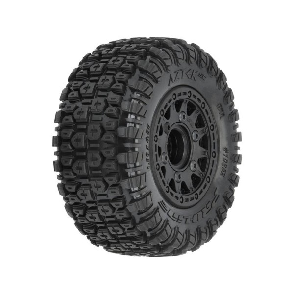 Pro-Line kolo s pneu 2.2/3.0” Aztek SC M2, disk černý Raid 6x30 H12 a H14: Slash, Senton