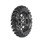Pro-Line kolo s pneu 1:4 Dunlop Geomax MX14 V2 Bead CR4 zadní, disk černý: Promoto-MX