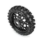Pro-Line kolo s pneu 1:4 Dunlop Geomax MX14 V2 Bead CR4 zadní, disk černý: Promoto-MX
