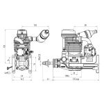 NGH GF30 Čtyřtaktní benzinový motor