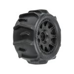 Pro-Line kolo 1:18, pneu Dumont, disk černý, H12mm (4): Granite GROM