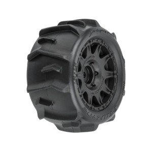 Pro-Line kolo 1:18, pneu Dumont, disk černý, H12mm (4): Granite GROM