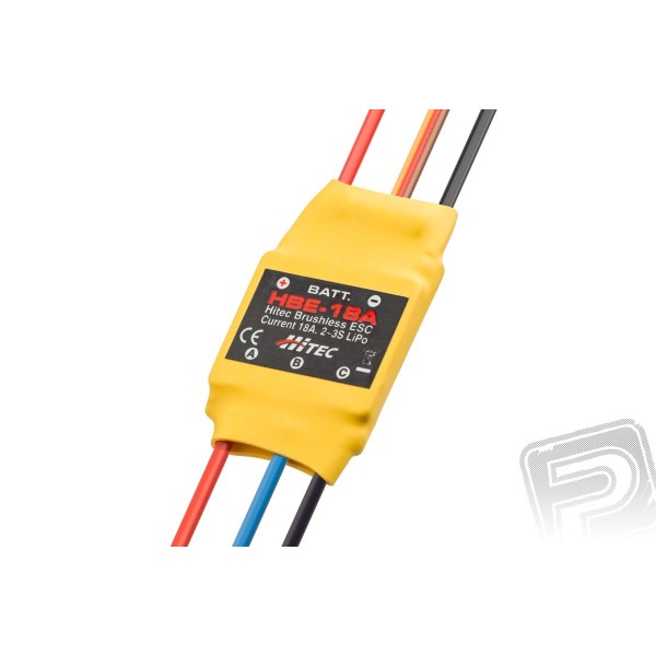 Elektronický regulátor otáček brushless HITEC HBE-18A