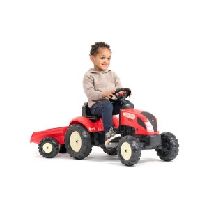 FALK - Šlapací traktor Kiddy Farm s vlečkou