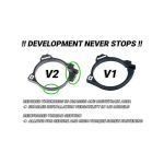 Hliníkový držák V2 pro 42mm motor - jeden nebo dva ventilátory 40mm