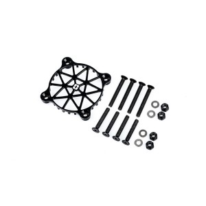 Hliníková ochranná mřížka V2 pro 40mm ventilátor včetně montážního materiálu