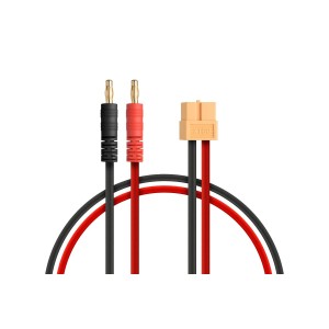 XT60 Napájecí kabel 50cm se 4mm banánky
