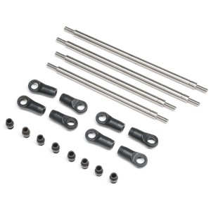 Axial táhla zadní nápravy 4WS, titan: Gilamon AXP8