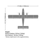 E-flite DHC-6 Twin Otter 1.4m PNP, plováky