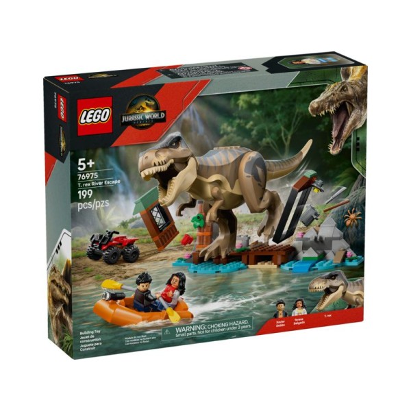 LEGO Jurassic World - T-rex a útěk po řece