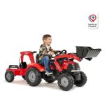 FALK - Šlapací traktor Case IH Puma 240CVX s nakladačem, rypadlem a vlečkou