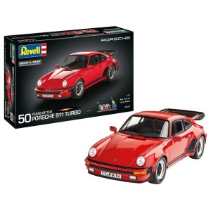 Revell Porsche 911 Turbo (50th Anniversary) (1:24) (Giftset)