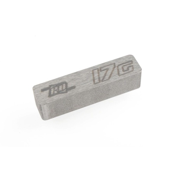 Wolframové závaží 17g, 25x6x6 mm