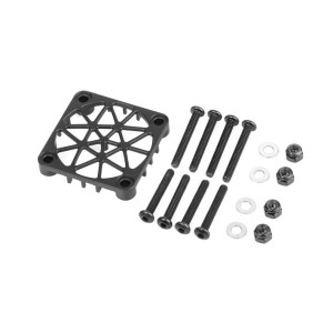NOSRAM Hliníková mřížka pro 30mm ventilátory - černá
