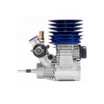 OS MAX R21 V2 samotný motor (stříbrná verze s modrou hlavou)