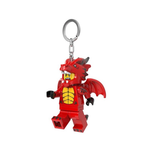 LEGO svítící klíčenka - Červený drak