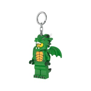 LEGO svítící klíčenka - Zelená dračice