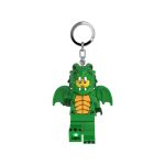 LEGO svítící klíčenka - Zelená dračice