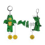 LEGO svítící klíčenka - Zelená dračice