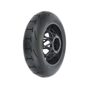 Pro-Line kolo s pneu 1:4 Supermoto 2.0 S3 zadní, disk černý: PM-MX/SM