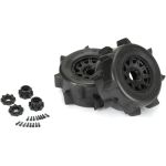 Pro-Line kolo 1:8, pneu 3.8” Sand Paw HP Belted, disk černý H17mm (2)