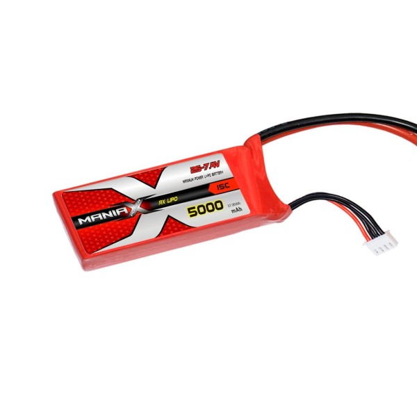 ManiaX Lipol 7.4V 5000mAh 15C RX