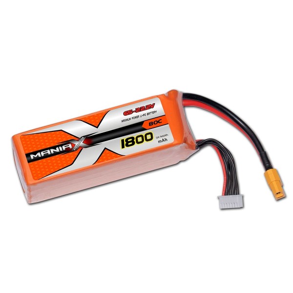 ManiaX Lipol 22.2V 1800mAh 80C