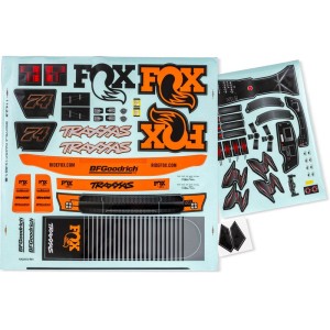 Traxxas samolepky Unlimited Desert Racer Fox