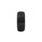 HOT DICES V2 BUGGY S2 (SOFT) nalepené pneumatiky, bílé disky, 2 ks.