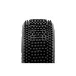 HOT DICES V2 BUGGY S2 (SOFT) nalepené pneumatiky, bílé disky, 2 ks.