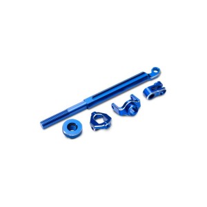 Traxxas mechanika řízení hliníková modrá