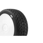 I-BARRS V3 BUGGY S1 (SUPER SOFT) nalepené pneumatiky, bílé disky, 2 ks.