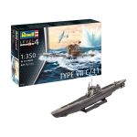 Revell German Submarine Type VII C/41(1:350) (starter set)
