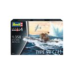 Revell German Submarine Type VII C/41(1:350) (starter set)