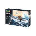 Revell German Submarine Type VII C/41(1:350) (starter set)